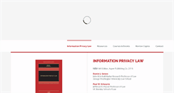 Desktop Screenshot of informationprivacylaw.com