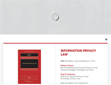 Tablet Screenshot of informationprivacylaw.com